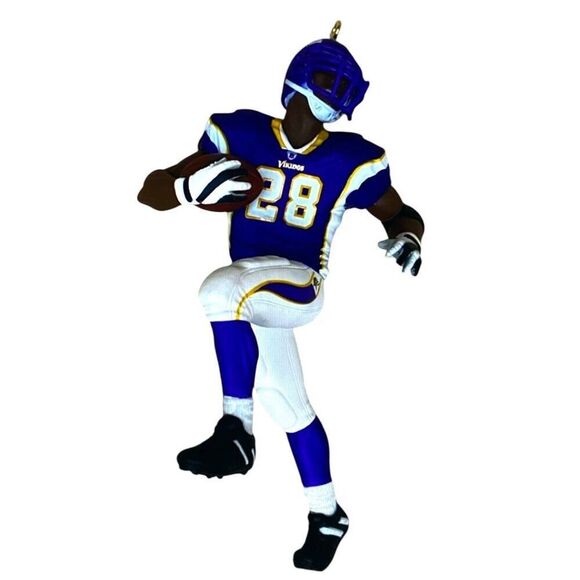 Hallmark Ornament NFL Football Adrian Peterson Legends Minnesota Vikings 17 2011 - Picture 5 of 5